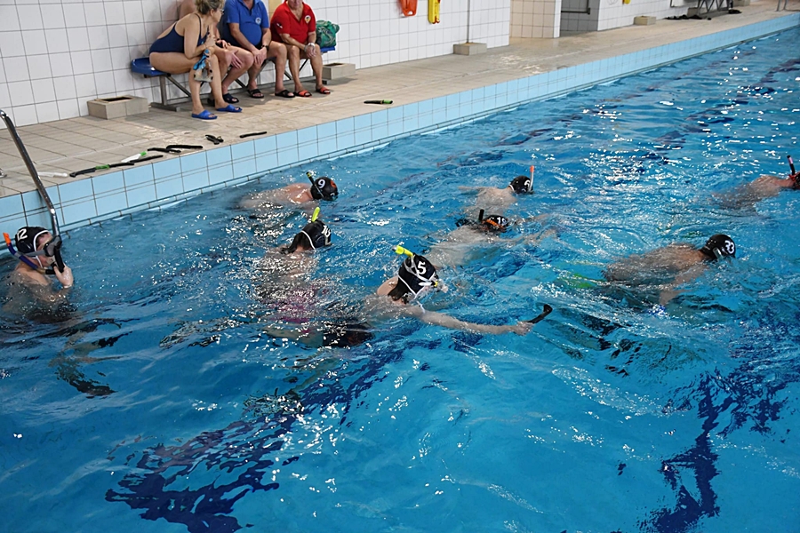 Hokej pod wodą Walenie Siemianowice Śląskie Finał WOŚP w Rudzie Śląskiej 25 I 2026